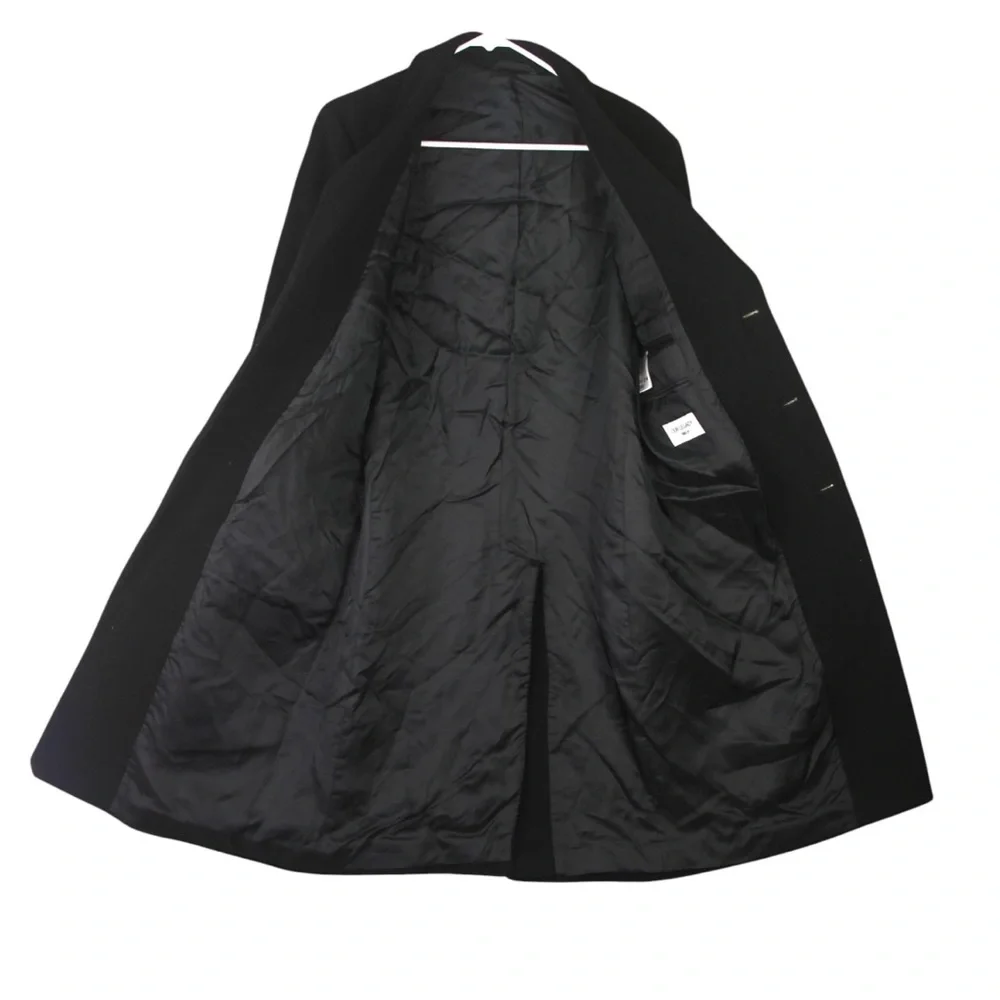 OUR LEGACY 1980-81 Black Cashmere Dinner Coat Mens 46 Black Wool Cashmere Blend - Picture 3 of 16